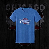 Men's Cavaliers Fresh Logo Blue Short Sleeve T-Shirt FengYun,baseball caps,new era cap wholesale,wholesale hats